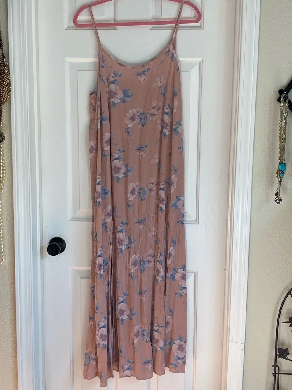 American Eagle Outfitters Pink Floral Swim Coverup